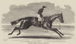 歌姫、オークスの勝者、エプソム、1852 作： Benjamin Herring