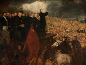 バーミンガム政治同盟の会合、1832-33。