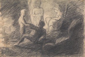 洞窟の人物の研究