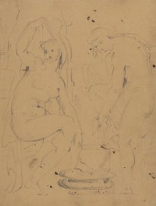女性の入浴に関する研究 作： Benjamin Robert Haydon
