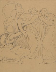 Dramaattisen kohtauksen tutkimus 作： Benjamin Robert Haydon