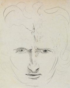 男性の表情豊かな顔の研究 作： Benjamin Robert Haydon