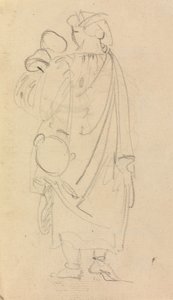 子供を抱えた女性の習作 作： Benjamin Robert Haydon