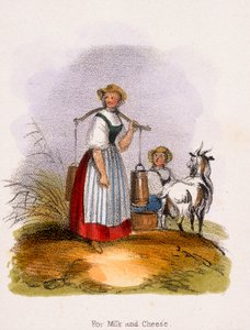 ミルクとチーズ、c1845