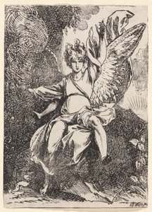 復活の天使 作： Benjamin West