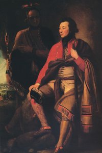 Guy Johnson大佐とKaronghyontyeキャプテンDavid Hill、1776年 作： Benjamin West