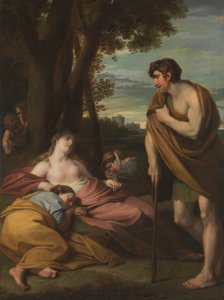 シモンとイフィゲニア 作： Benjamin West