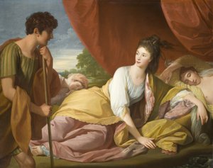 サイモンとイフィゲニア 作： Benjamin West