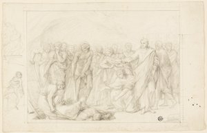 アナニアの死 作： Benjamin West