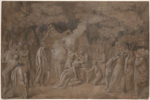 イフィゲニアの死(?) 作： Benjamin West