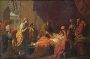 セオスのエラシストラタス 作： Benjamin West