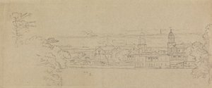 公園からのグリニッジ 作： Benjamin West