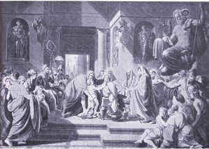 ハンニバルはローマに永遠の敵を誓う 作： Benjamin West