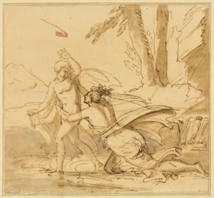 ヨセフとパティファルの妻 作： Benjamin West