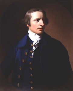 フォール氏（妻とのペアの1つ） 作： Benjamin West