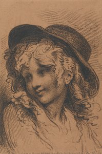 芸術家の息子、ラファエロの肖像 作： Benjamin West