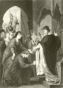 ジョン王子のリチャード1世への服従 作： Benjamin West