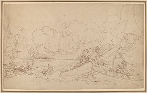 ラ・ホーグの戦いのための研究 [直訳] 作： Benjamin West