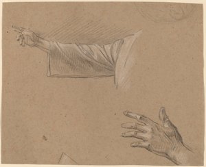 右腕と左手の研究 作： Benjamin West