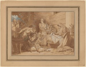 羊飼いの礼拝 作： Benjamin West