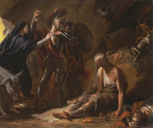 A Caverna do Desespero 作： Benjamin West