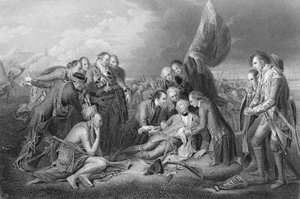 ウルフ将軍の死、1759年、「アメリカ合衆国の歴史」、Vol。私はチャールズマッカイによってS.スミスによって彫刻されました（10540 119752、および153197も参照）
