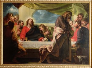 最後の晩餐、1786 作： Benjamin West
