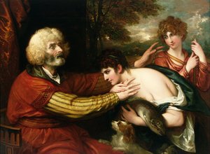 トバイアスの帰還 作： Benjamin West
