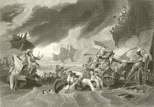 ラ・オーグの戦い 作： Benjamin West