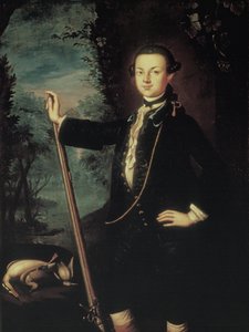 トーマス・ミフリン（1744-1800）、1757-59年頃（キャンバスに油彩） 作： Benjamin West