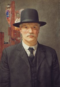 自画像、1914-16 作： Benjamin Williams