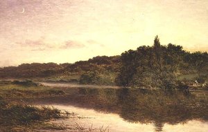ストレイトリーの風景 作： Benjamin Williams Leader