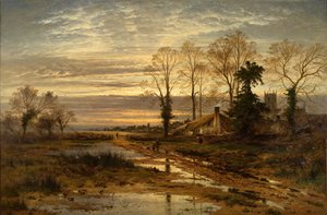 1881 年 2 月、フィル ダイク。 作： Benjamin Williams Leader