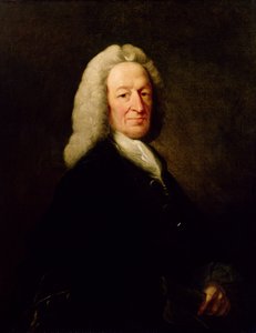 リチャード・ウィルソン裁判官の肖像（キャンバスに油彩） 作： Benjamin Wilson