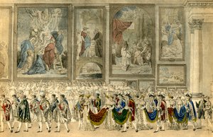 「オーストリアのナポレオンとマリー・ルイーズの結婚行列」、1810年、1921年 作： Benjamin Zix