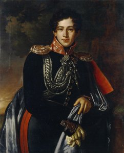 ニコライ・アレクサンドロヴィッチ・サモイロフ伯爵1800-1842、1825年頃の肖像