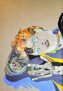 シュルポートレイト：ヒポリュテ、第2幕、2016年（キャンバスに油彩） 作： ブノワ・エルワン・ブシュロ