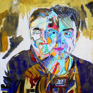 Surportrait : Jean-Marie Héliès, 2019 (キャンバスに油彩、アクリル) 作： ブノワ・エルワン・ブシュロ