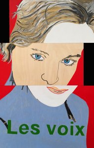 肖像画：ネリー・アルカン、2021年（油彩、アクリル、並置された4枚の木製パネル）