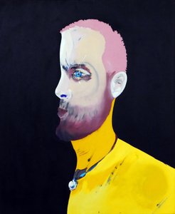 Surportrait : anonyme, 2017（キャンバスに油彩）
