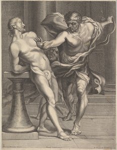 キリストのむち打ち、1680-1719年。 作： Benoit Thiboust