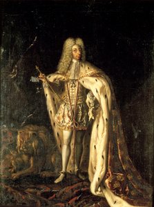 デンマークとノルウェーのフレデリック4世王1671-1730、um 1700。 作： Benoît Le Coffre