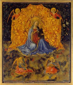 謙遜のマドンナ 謙虚のマドンナ、c。 1450年。
