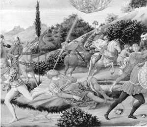 聖パウロの改宗。 作： Benozzo Gozzoli