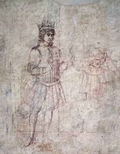 マギの崇拝、シノピアのディテール 作： Benozzo di Lese di Sandro Gozzoli