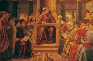ローマで修辞学を教えるアウグスティヌス