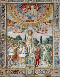 聖セバスチャンの殉教 作： Benozzo di Lese di Sandro Gozzoli