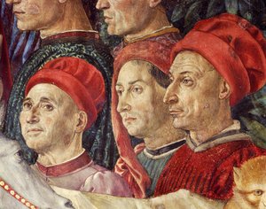 ベツレヘムへのマギの王の行列 作： Benozzo di Lese di Sandro Gozzoli