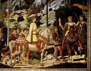 マギ王の旅 作： Benozzo di Lese di Sandro Gozzoli