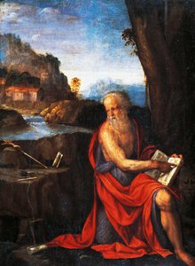 ガロファロ(1481-1559)作「聖ジェローム」。